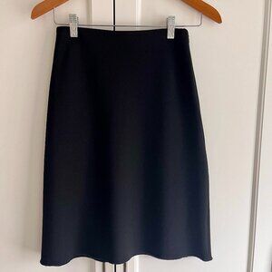 ARITZIA Wilfrid Black Knee-Length Skirt | Size 0